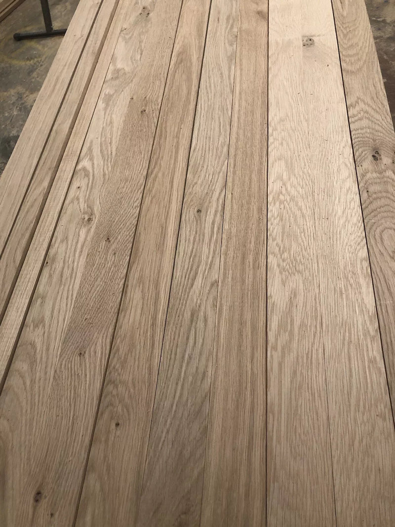 Oak boards (European) , Kiln Dried Oak , Planed Solid Oak - 27mm (2.7cm) Thick