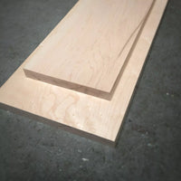 Maple boards, Kiln Dried Maple, Planed Solid Maple - 33mm (3.3cm) Thick