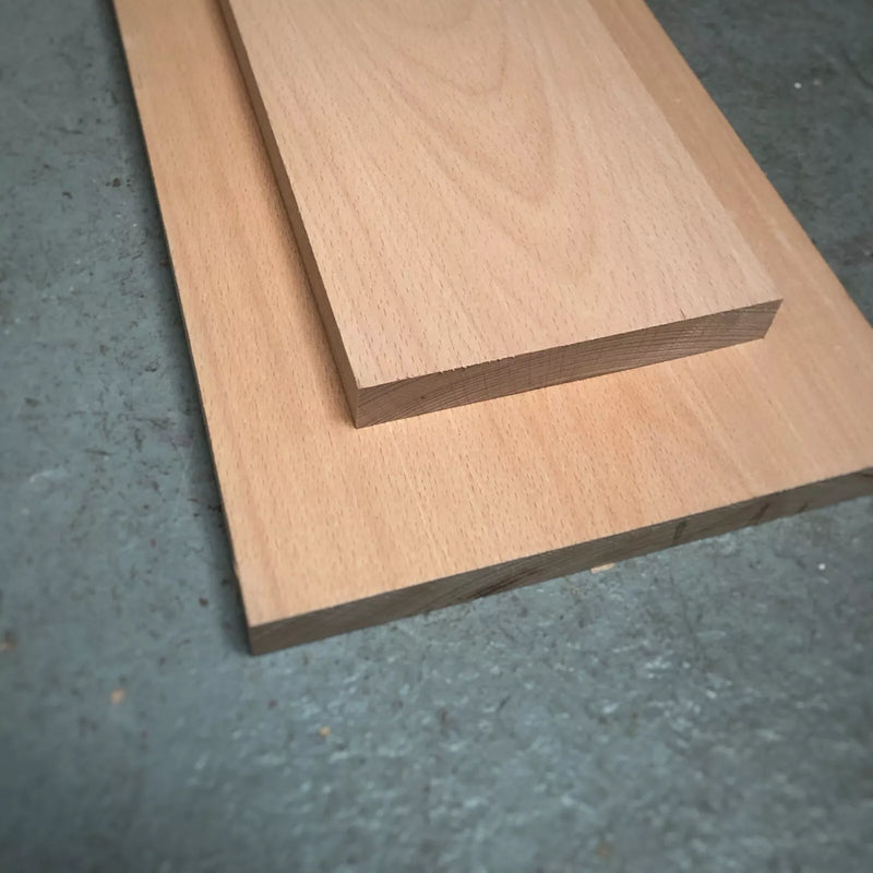 Solid Beech Hardwood Timber - Kiln Dried - 27mm (2.7cm) Thick
