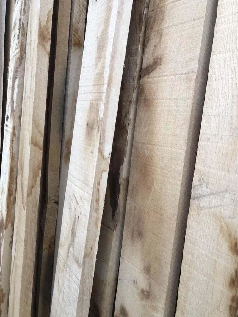 Oak boards (European) , Kiln Dried Oak , Rough Sawn - 27mm (2.7cm) Thick