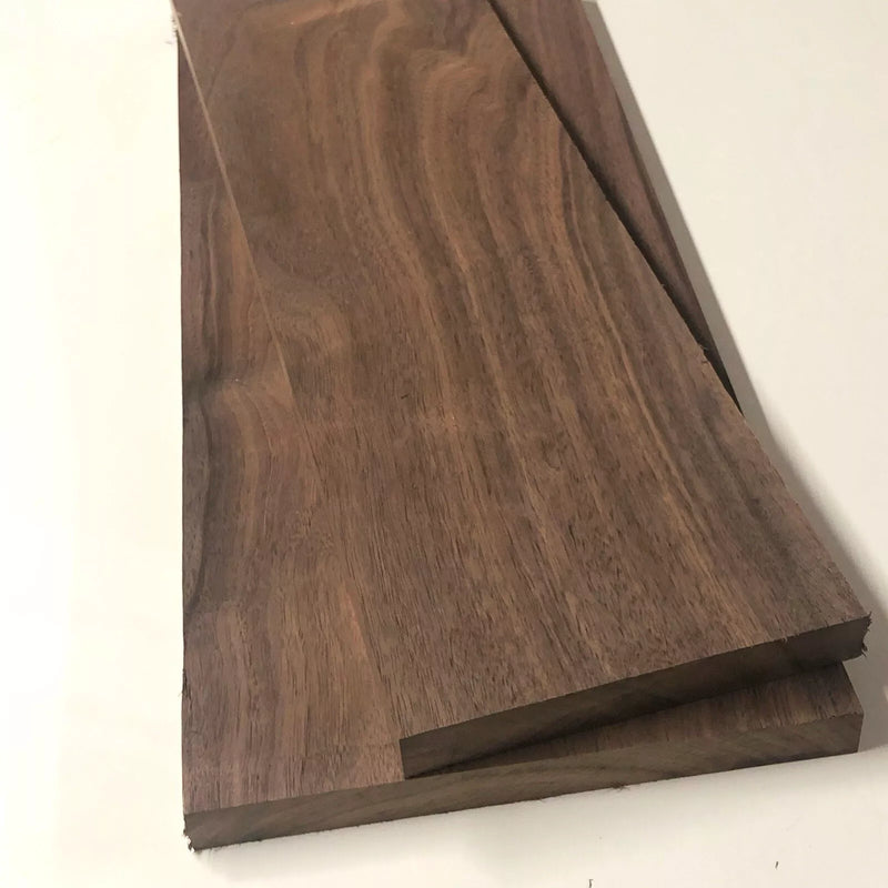 Walnut boards, Kiln Dried Walnut, Planed Solid Walnut - 33mm (3.3cm) Thick