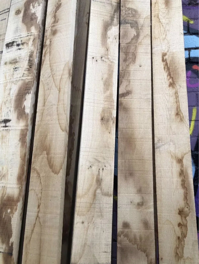 Oak boards (European) , Kiln Dried Oak , Rough Sawn - 27mm (2.7cm) Thick