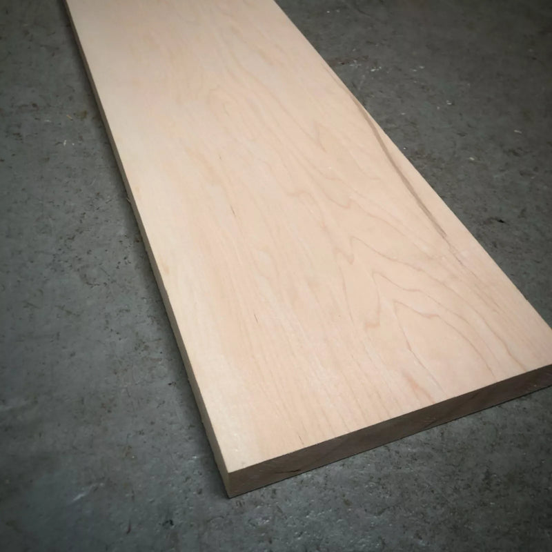 Maple boards, Kiln Dried Maple, Planed Solid Maple - 33mm (3.3cm) Thick