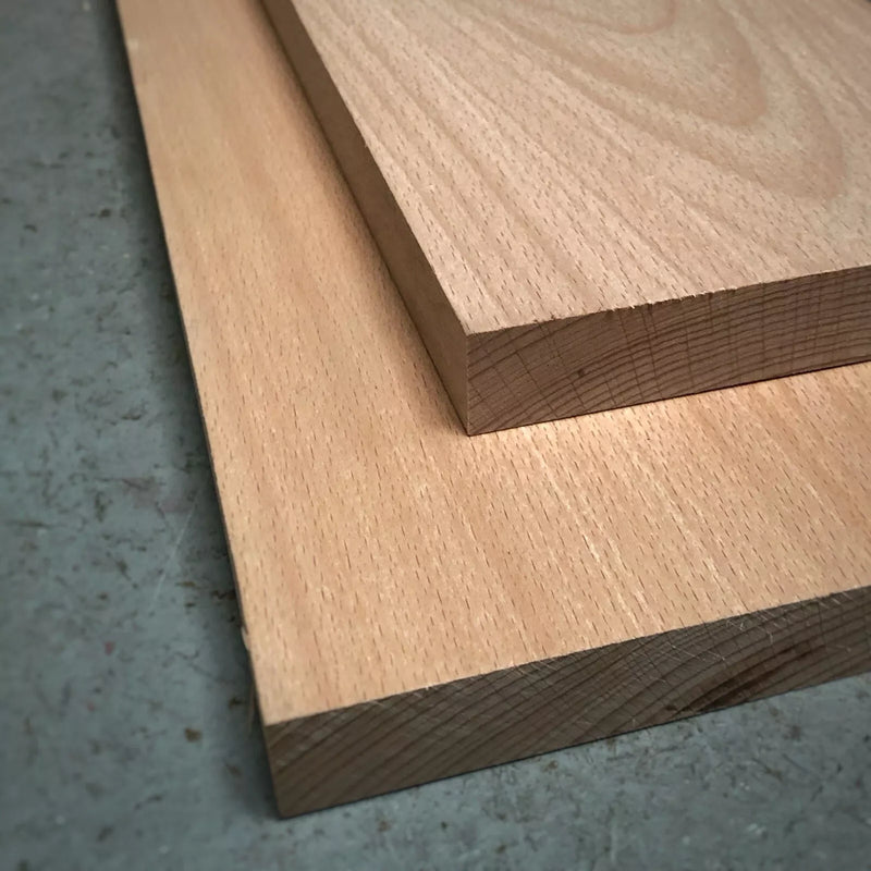Solid Beech Hardwood Timber - Kiln Dried - 27mm (2.7cm) Thick