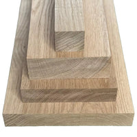 Oak boards (European), Kiln Dried Oak, Planed Solid Oak - 35mm (3.5cm) Thick